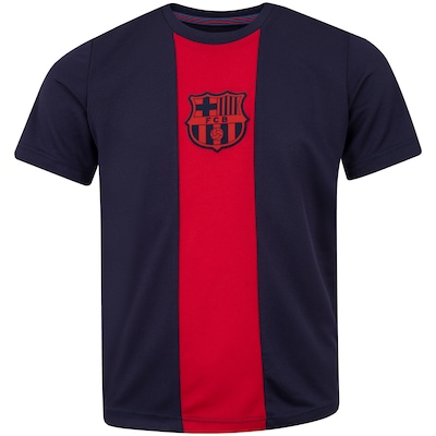 Camiseta do Barcelona Juvenil Recorte Dry - Foto 1