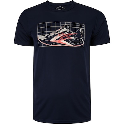 Camiseta Masculina ASICS Manga Curta Estampa Treino - Foto 1