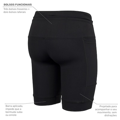 Bermuda ASICS Run Science 5 Bolsos Masculina - Foto 3