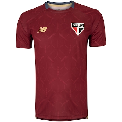 Camisa de Treino do São Paulo 25 New Balance Masculina - Foto 1