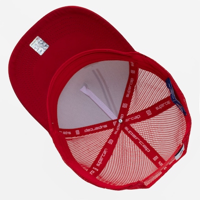 Boné do Fortaleza Aba Curva Supercap Trucker Strapback Adulto - Foto 4