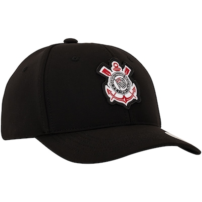 Boné Aba Curva do Corinthians Supercap Patch Bordado Strapback Adulto - Foto 6