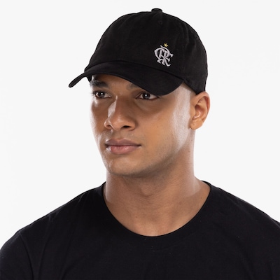 Boné Aba Curva do Flamengo Bordado Snapback Adulto - Foto 3