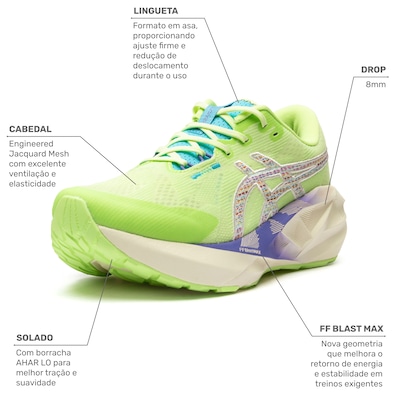Tênis Masculino Asics Novablast 5 TR - Foto 2