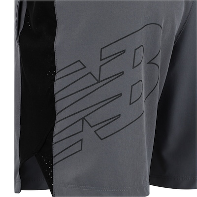 Bermuda New Balance Tenacity Logo 7 Masculina - Foto 4