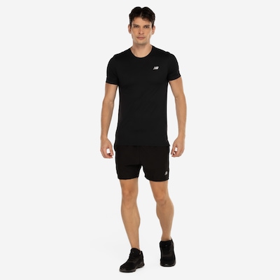 Camiseta Masculina New Balance Manga Curta Sport Essentials - Foto 4
