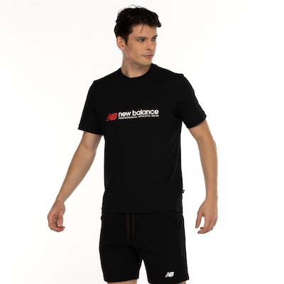 Camiseta Masculina New Balance Manga Curta Professional Athletics - Foto 2