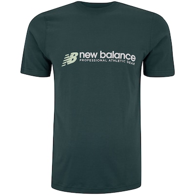 Camiseta Masculina New Balance Manga Curta Professional Athletics - Foto 1