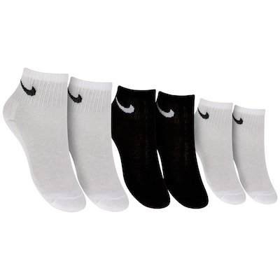 Kit de Meias Nike Gripper Ankle com 3 Pares Infantil - Foto 1