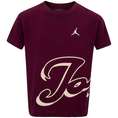 Camiseta Infantil Nike Jordan Manga Curta Jumpman Magic Scrip - Foto 1