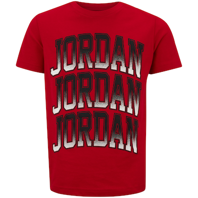 Camiseta Infantil Nike Jordan Manga Curta 3K - Foto 1