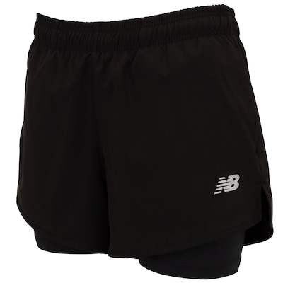 Short Feminino New Balance Sport Essentials 2 IN 1 - Foto 1