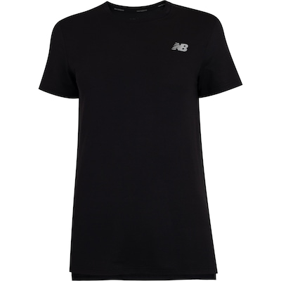 Camiseta Feminina New Balance Manga Curta Sport Essentials - Foto 5