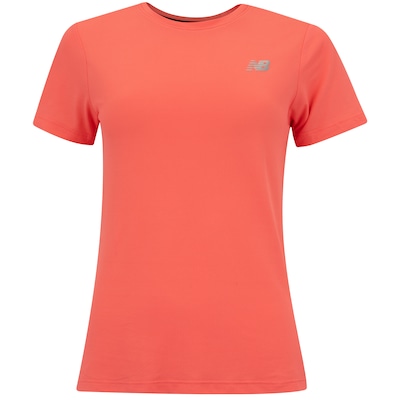 Camiseta Feminina New Balance Manga Curta Sport Essentials - Foto 1