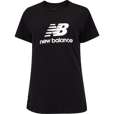 Camiseta Feminina New Balance Manga Curta Essentials - Foto 1