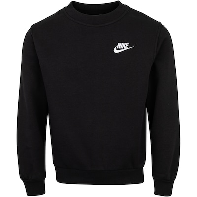 Blusão Infantil Nike Club Fleece Crew - Foto 1