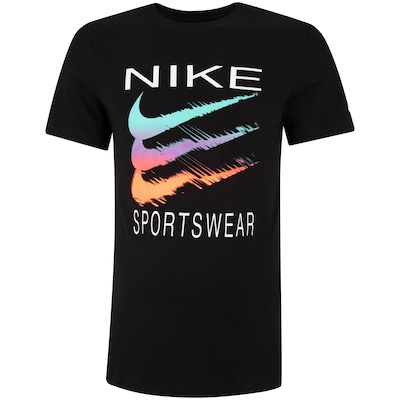 Camiseta Masculina Nike Manga Curta Sportswear 6MO Swoosh - Foto 6