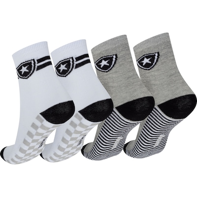 Kit de Meias do Botafogo Rikam Soquete Tamanho 29 ao 33 - Foto 1