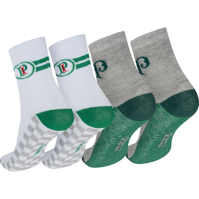 Kit de Meias do Palmeiras Rikam Soquete Tamanho 29 ao 33 - Foto 1