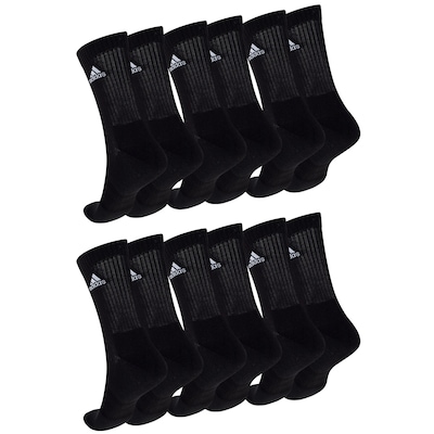 Kit de Meias Cano Alto adidas com 6 Pares Tamanho 38 ao 40 - Foto 2