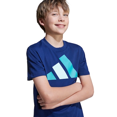 Camiseta Infantil adidas Big Logo - Foto 4