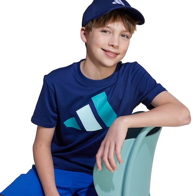 Camiseta Infantil adidas Big Logo - Foto 5