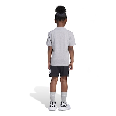 Conjunto Infantil adidas Big Logo Camiseta + Bermuda - Foto 4