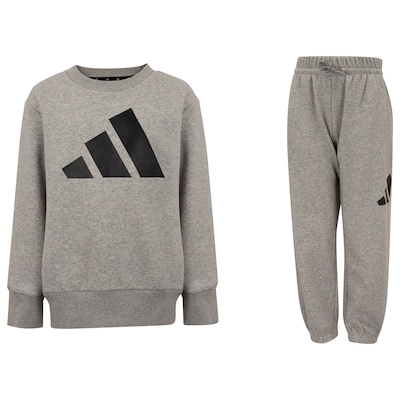 Conjunto de Agasalho adidas Infantil Essentials Big Logo - Foto 1