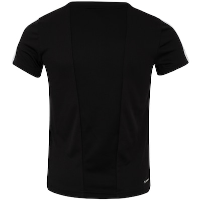 Camiseta Juvenil adidas Manga Curta 3 Stripes - Foto 2