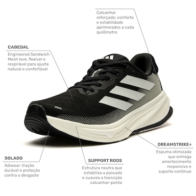 Tênis adidas Supernova Rise 2 Feminino - Foto 2