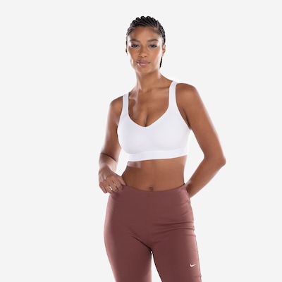 Top Fitness com Bojo Nike Alta Sustentação Dri-fit Indy Adulto - Foto 5