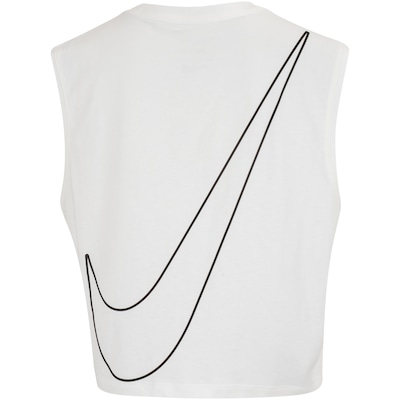 Blusa Cropped Regata Feminina Nike Sportswear Club SL - Foto 2