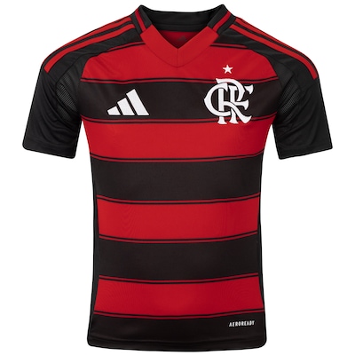 Camisa do Flamengo I 25 adidas Juvenil Torcedor - Foto 1