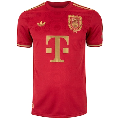 Camisa do Bayern de Munique adidas Masculina Comemorativa 125 anos - Foto 1