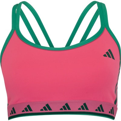 Top Adidas Hyperglam Suporte Leve Adulto - Foto 1