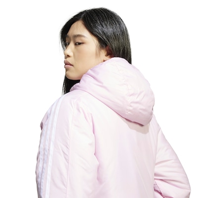 Jaqueta Feminina Puffer Isolamento Essentials Três Listras adidas - Foto 5