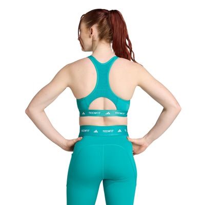 Top Fitness com Bojo Removível adidas Techfit Média Sustentação Adulto - Foto 2