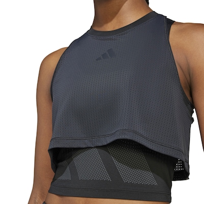 Blusa Cropped Feminina adidas Regata Cool Hiit - Foto 6