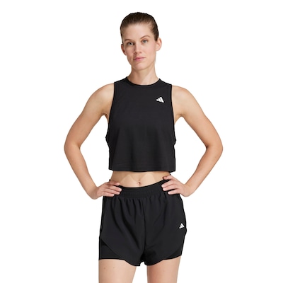 Blusa Cropped Regata Feminina adidas Essentials - Foto 1