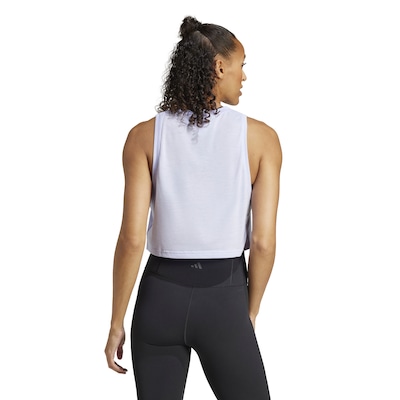 Blusa Cropped Regata Feminina adidas Essentials - Foto 2