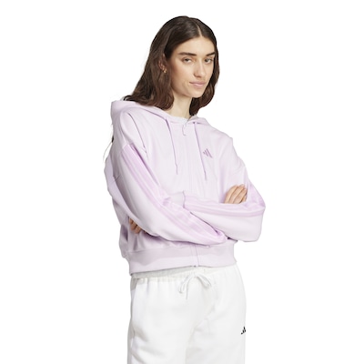 Jaqueta Feminina adidas 3 Stripes com Capuz - Foto 3