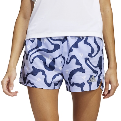Short Feminino adidas Run It Brand Love - Foto 1