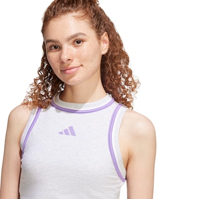 Blusa Regata Cropped Feminina adidas Color Pop - Foto 5