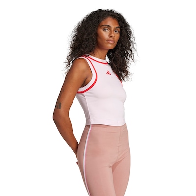 Blusa Regata Cropped Feminina adidas Color Pop - Foto 3