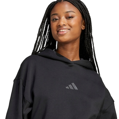 Blusa de Moletom Feminina adidas com Capuz ALL SZN - Foto 5