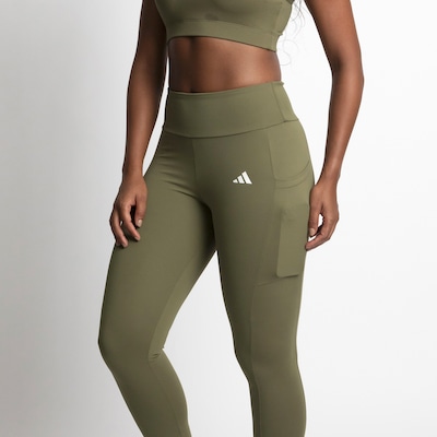 Calça Legging Feminina adidas 3 Listras com Bolso - Foto 3