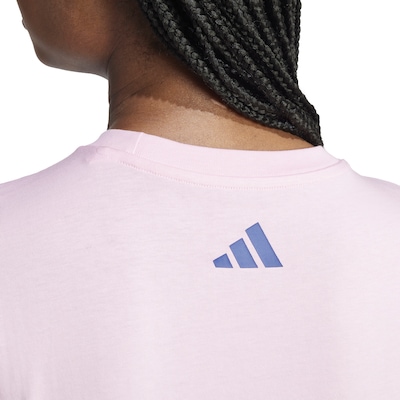 Camiseta Feminina adidas Manga Curta Gráfica - Foto 4