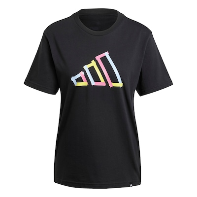 Camiseta Feminina adidas Manga Curta Gráfica - Foto 4