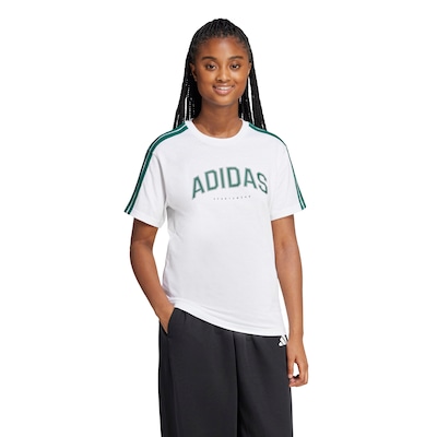 Camiseta Masculina adidas Gráfica College - Foto 3