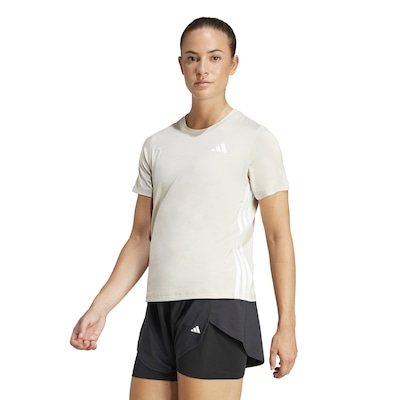 Camiseta Feminina adidas Manga Curta Essentials 3 Listras - Foto 1